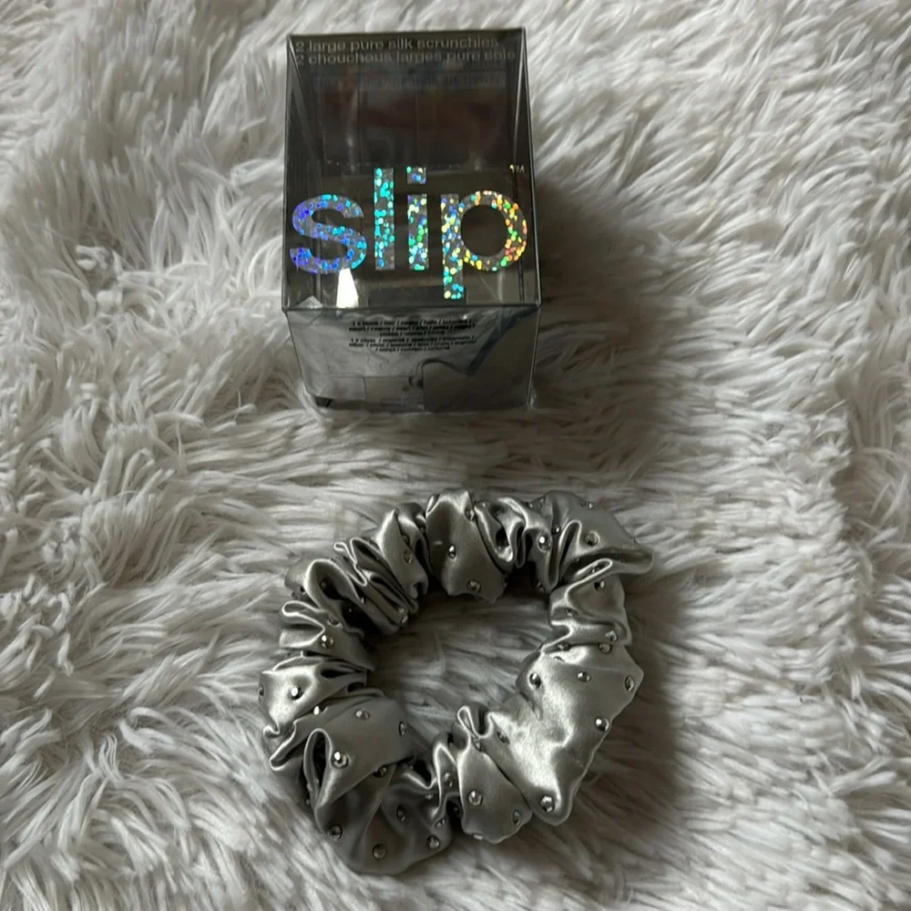SLIP Moonlight Embellished Silk 1 Scrunchie